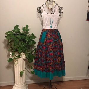 Square up fashions inc southwest print skirt